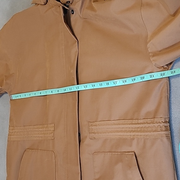 Columbia Tan Hooded Trench Coat - Picture 13 of 14
